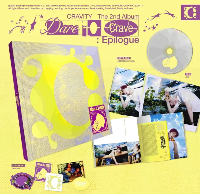 CRAVITY - 2nd Full Album [Dare to Crave : Epilogue] Limited