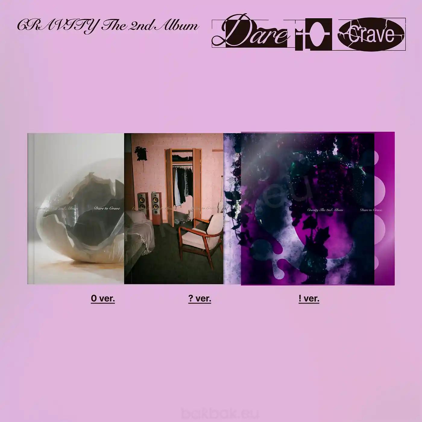 CRAVITY - 2nd Full Album [Dare to Crave] 0 / ? / ! ver.