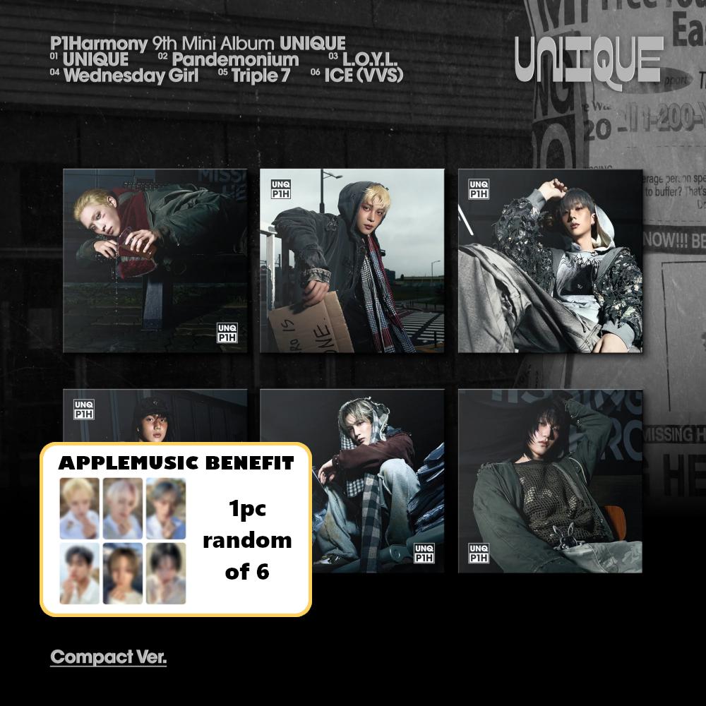 P1Harmony - 9th Mini Album [UNIQUE] (Compact Ver.)