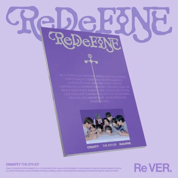 CRAVITY - 8th Mini Album [ReDeFINE] (Re VER.)