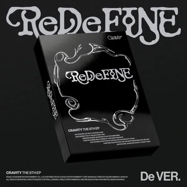 CRAVITY - 8th Mini Album [ReDeFINE] (De VER.) (Limited)