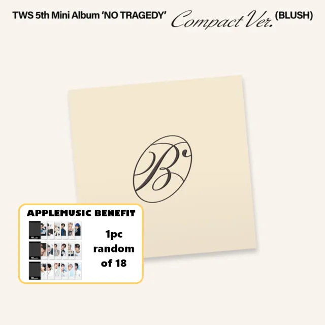 TWS - 5th Mini Album [NO TRAGEDY] (COMPACT Ver.) (BLUSH) (Random Ver.)