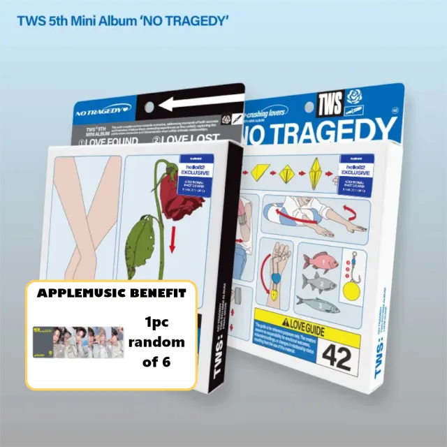 TWS - 5th Mini Album [NO TRAGEDY] (FINAL MOVE Ver. / LOVE GUIDE Ver.)