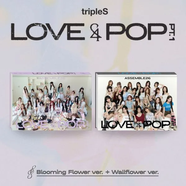 tripleS - [<LOVE&POP> pt.1] (Blooming Flower Ver. / Wallflower Ver.)