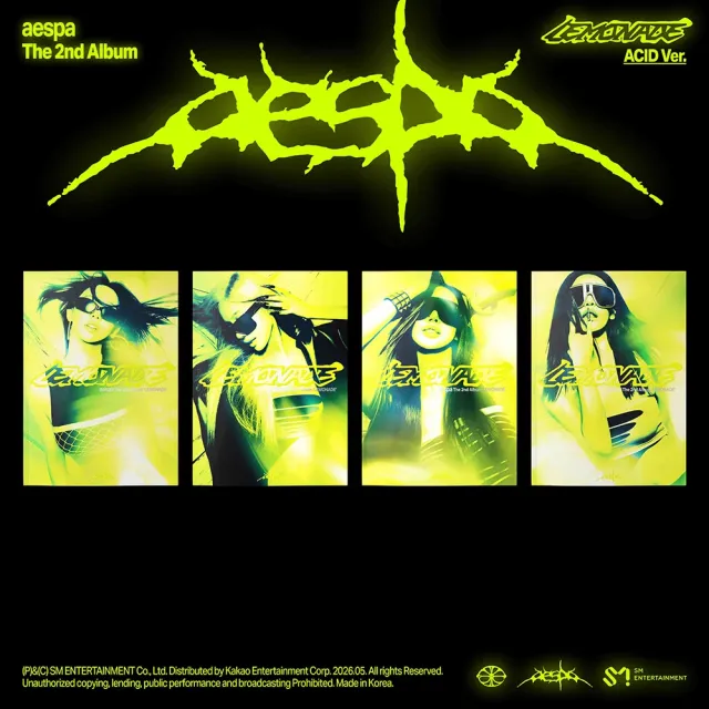 aespa - 2nd Full Album [LEMONADE] CAN Ver. (Random Ver.)
