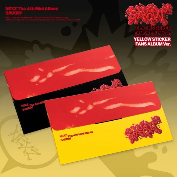 NEXZ - 4th Mini Album [SAUCIN’] (STICKER FANS ALBUM Ver.)