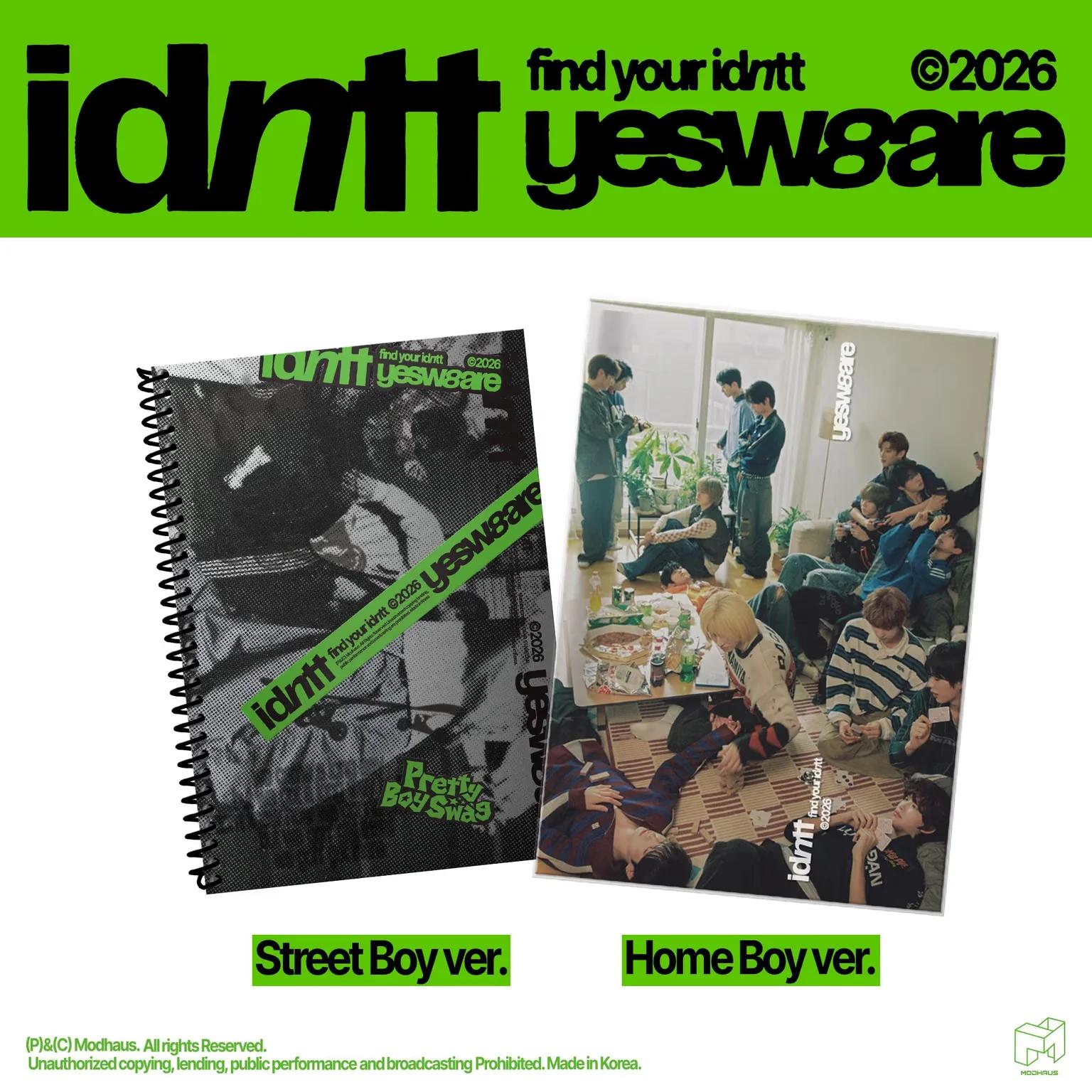 idntt - 2nd Mini Album [<yesweare>] Street Boy / Home Boy ver.